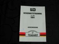 Porsche Proschüre Sicherheitstraining Nürburgring 1984 Rheinland-Pfalz - Mendig Vorschau