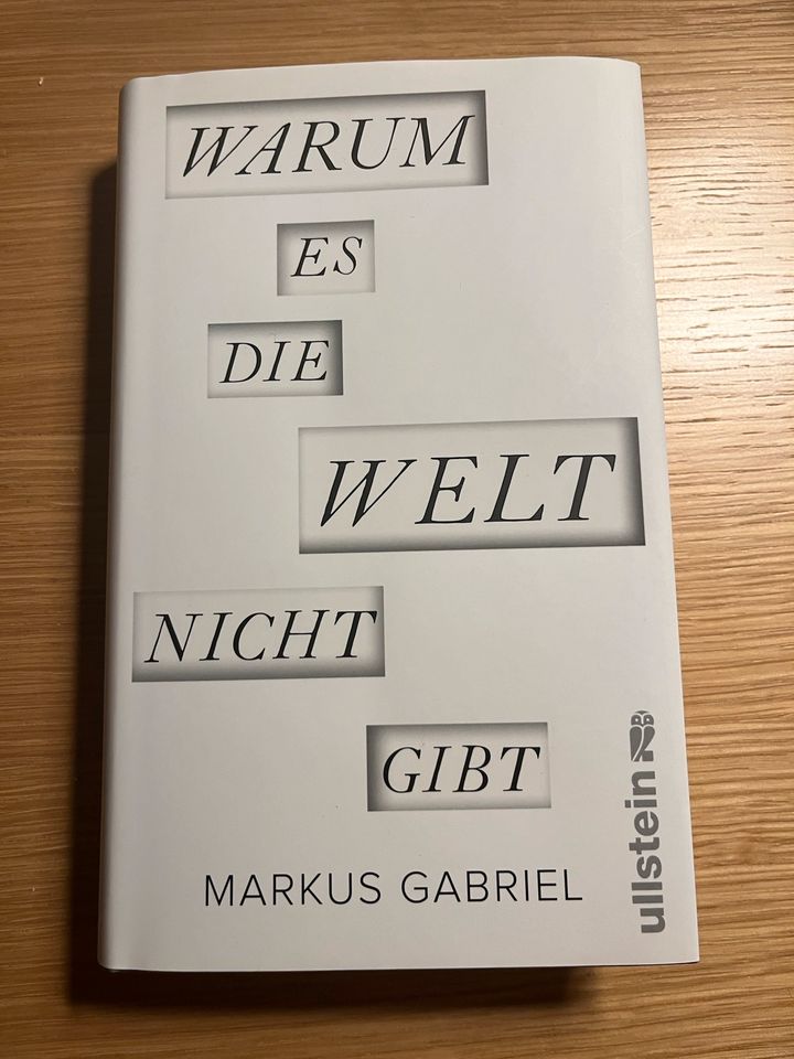 Warum es die Welt nicht gibt - Markus Gabriel in Hamburg