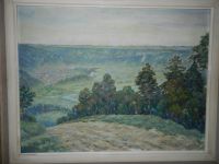 Original Öl-Gemälde von Franz GASS: Landschaft - ca. 1950er Jahre Berlin - Steglitz Vorschau
