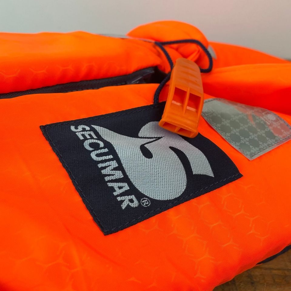 Secumar Feststoff Rettungsweste 20-30 kg Kinder Schwimmweste 100N in Havelsee