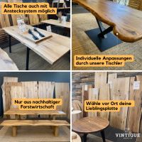 Großzügige Esstische mit praktischem Anstecksystem | Massivholz | Eiche, Esche, Altholz | Anstecksystem bis 400cm | Massiv, Eleganz, Funktion, Handarbeit, Qualitätsdesign, Langlebigkeit Berlin - Tempelhof Vorschau