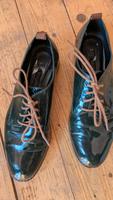 Bugatti Schnürer Halbschuhe Größe 37 grün Lackleder Hessen - Solms Vorschau