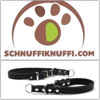 Premium Zugstopp Halsband MAUL für Hunde schwarz-schwarz/silber Hessen - Calden Vorschau