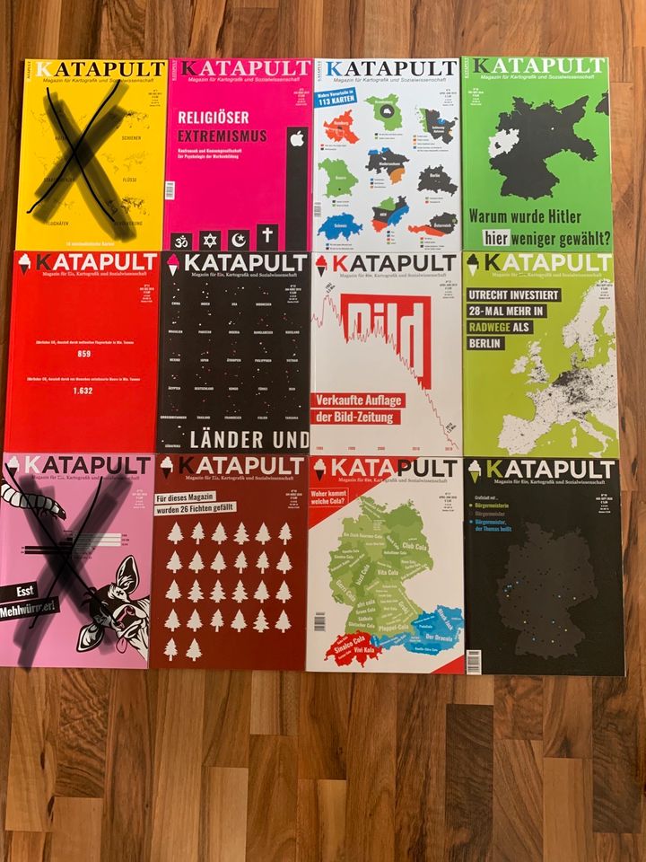 Katapult Zeitschrift Ausgabe 8 - 14 und 16 - 30 in Dresden