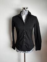 H&M Bluse Hemd Langarm Langarmbluse schwarz Basic 36 Bayern - Würzburg Vorschau