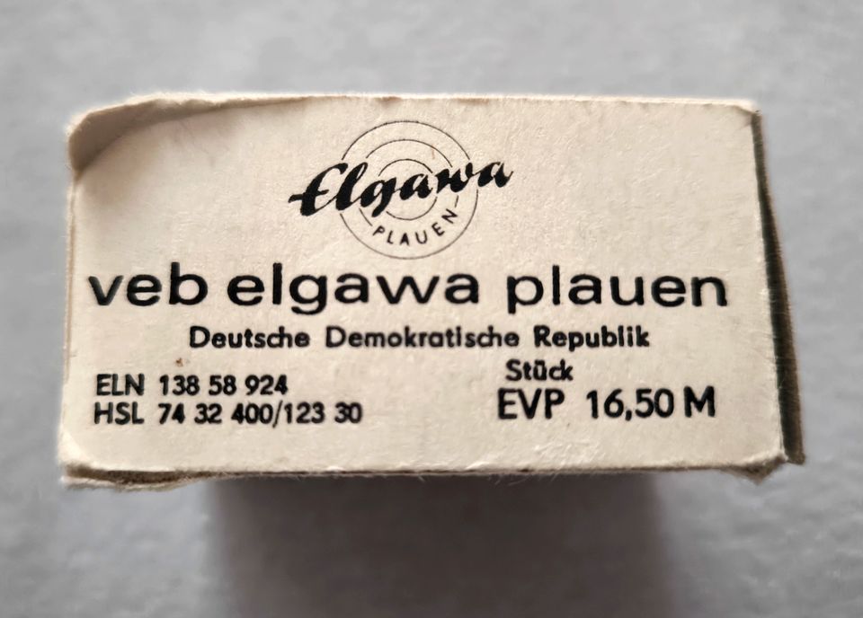 DDR Fotoblitzleuchte Elgawa SL2 mit Originalverpackung in Mülsen