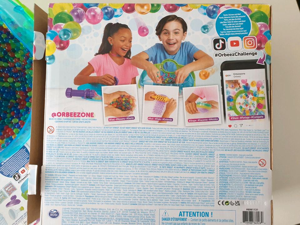 Wie Neu Aqua Orbeez Challenge Gelkugeln Set Motorik Spiel in Hannover