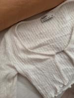Bershka Kurzer Top Pullover mit Steinen weiß weiss M 38 Berlin - Mitte Vorschau