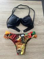 Neuer Bikini aus Brasilien– Schwarz & gemustert – Ungetragen Bayern - Prien Vorschau