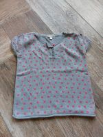 Vertbaudet 110 114 116 T-Shirt Feinstrick grau pink Punkte Bayern - Neukirchen-Balbini Vorschau