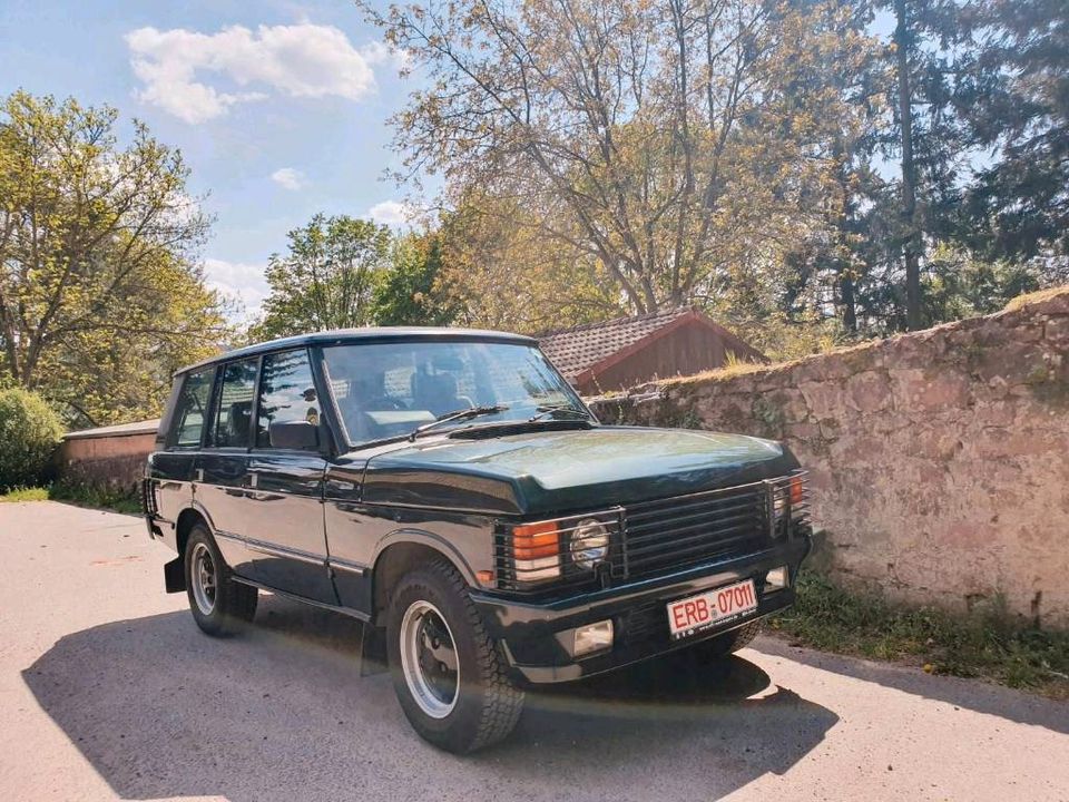 Rangerover Oldtimer in Höchst im Odenwald