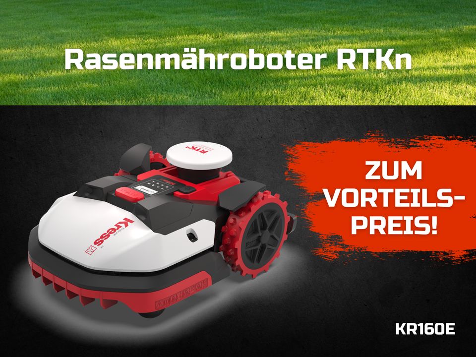 Kress Mähroboter RTK 600, Rasenmäher, Mähroboter, Akku Rasenmäher in Gundersheim