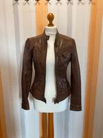 Echtleder Jacke s. Oliver Gr. 36 Damen dunkelbraun vintage look Bayern - Lautertal Vorschau