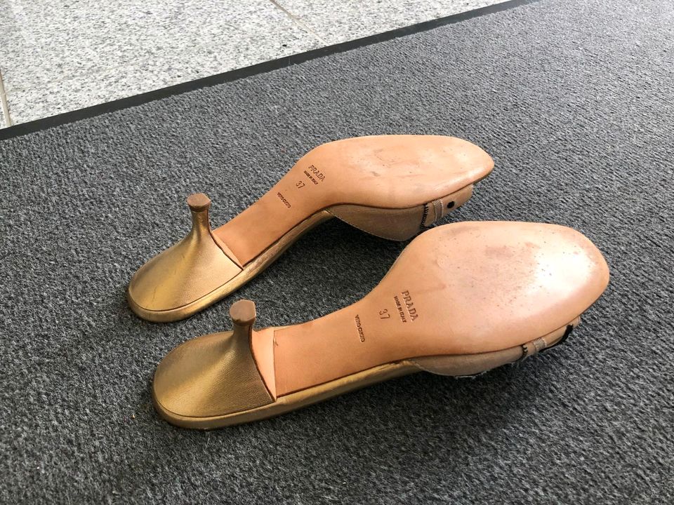 Prada Vintage Schuhe 37 original Pantoletten Sandale OVP in Nürnberg (Mittelfr)