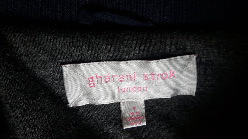 Jacke Langjacke Übergangsjacke Blau von Gharani Strok London Gr.S in Leimen