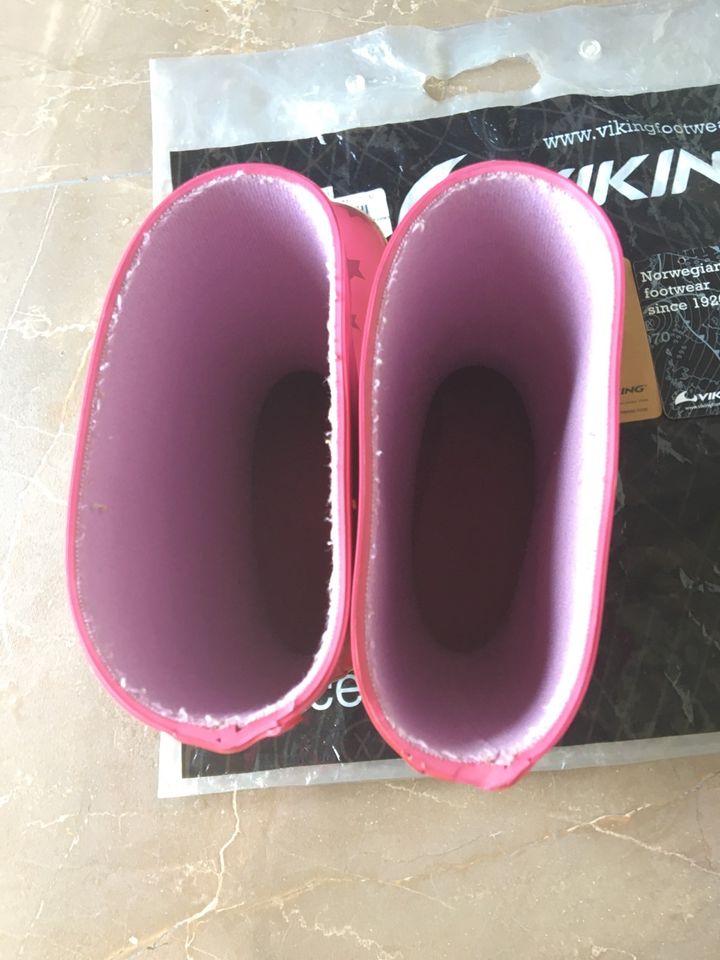 Wie Neu: VIKING Pink Stiefel, STJERNE, Gr. 34 in Hennef (Sieg)