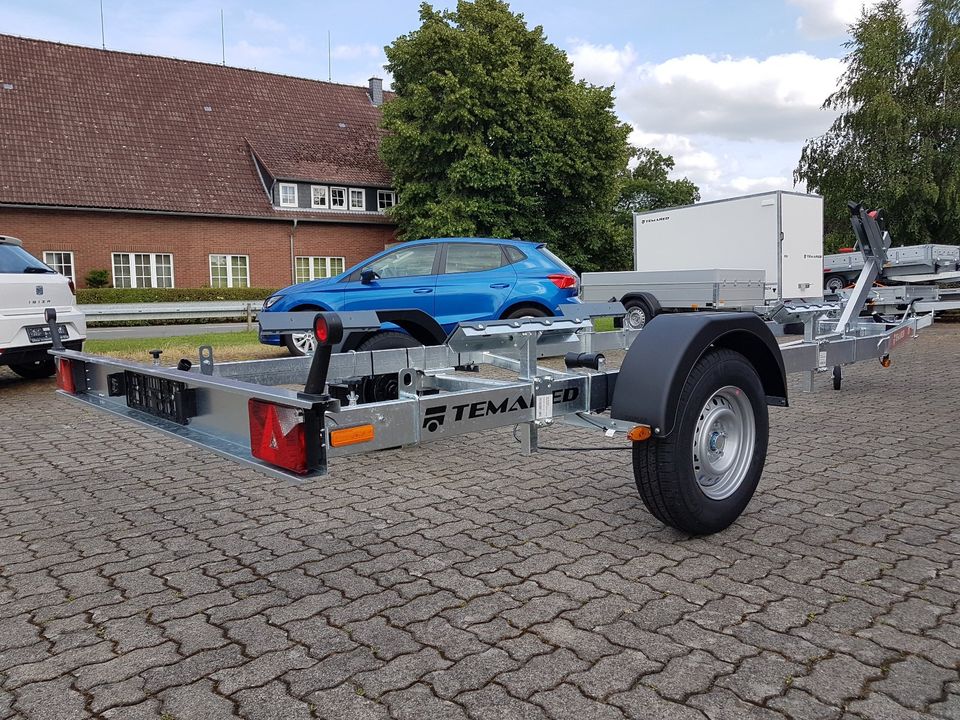 Temared Boat B15/076/21 V 1,5t <6,5m Bootsanhänger Bootstrailer in Lüdersfeld