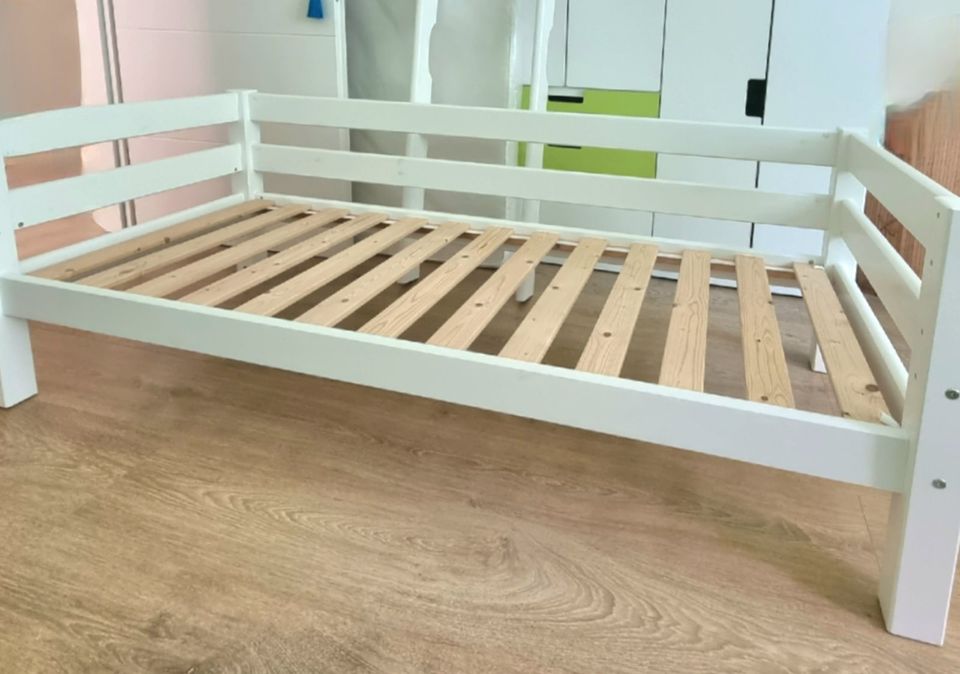 Hoppekids ECO Luxury Halbhochbett Junior 70x160cm Massiv Rollrost in Karlsruhe