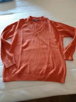 Strick-Pullover V-Ausschnitt Gr.46 orange Baden-Württemberg - Hechingen Vorschau