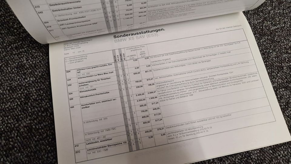 BMW X5 E53 - Handbuch für Verkäufer in Besigheim