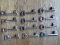 12 alte Schlüssel - Türschlüssel - Bartschlüssel Hessen - Lichtenfels Vorschau