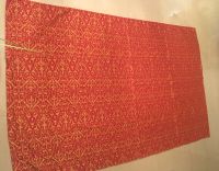 Edle Tischdecke von Sander in rot und gold,  ca. 145 x 225 cm Baden-Württemberg - Sindelfingen Vorschau