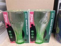2 x Coca-Cola Gläser limitiere Edition 2023 grün Hessen - Erlensee Vorschau