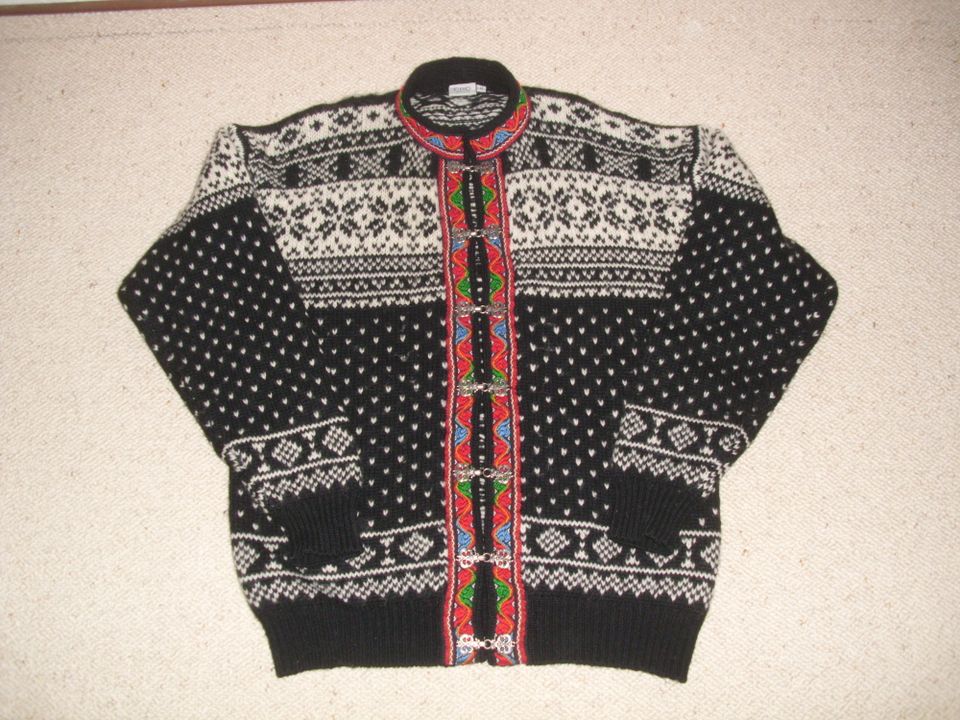 NORWEGER PULLOVER CHRISTIANIA UNISEX STRICK-JACKE S M XL XS in Rodewald