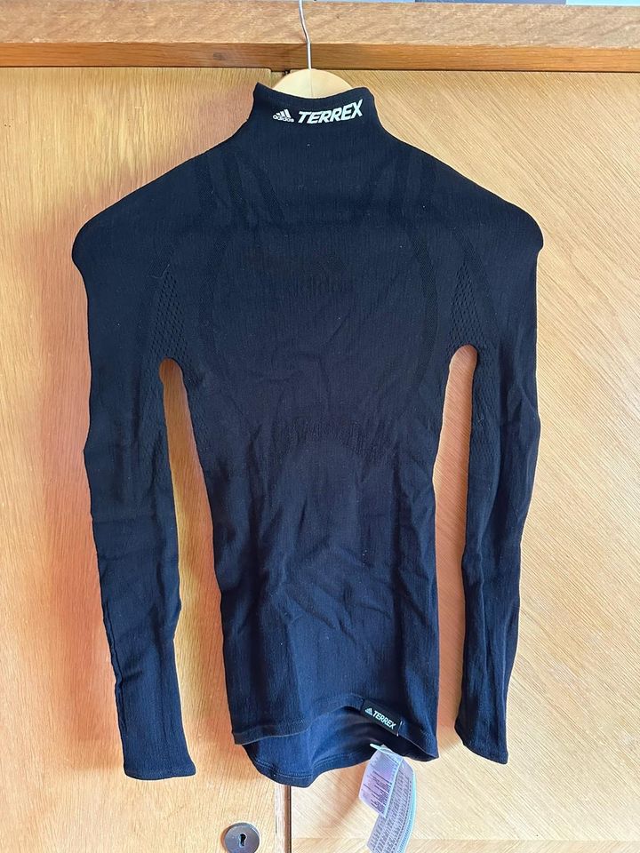 Adidas Terrex Skiunterwäsche Oberteil Merino Gr. XXS mit Etikett in Oberstaufen