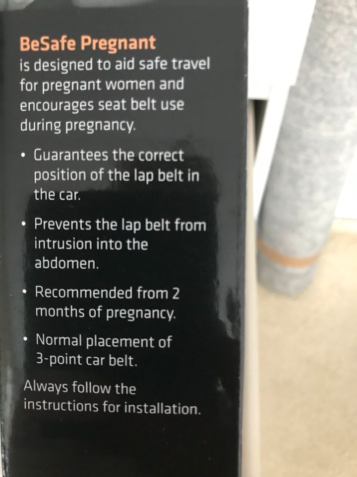 Sicherheitsgurt für Schwangere in Berlin