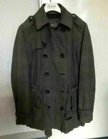 Jacke von Esprit Gr S grau kariert Übergangsjacke mit Gürtel Dortmund - Scharnhorst Vorschau