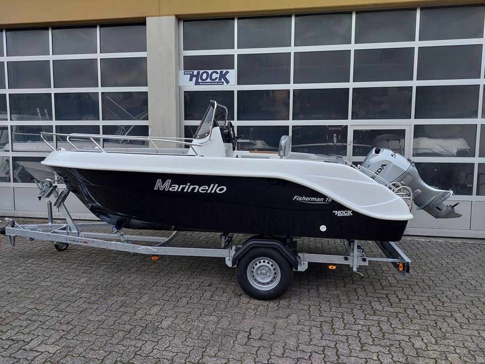 Sportboot Marinello Fisherman 16 +Honda 50 +Trailer 1300kg in Stadtprozelten