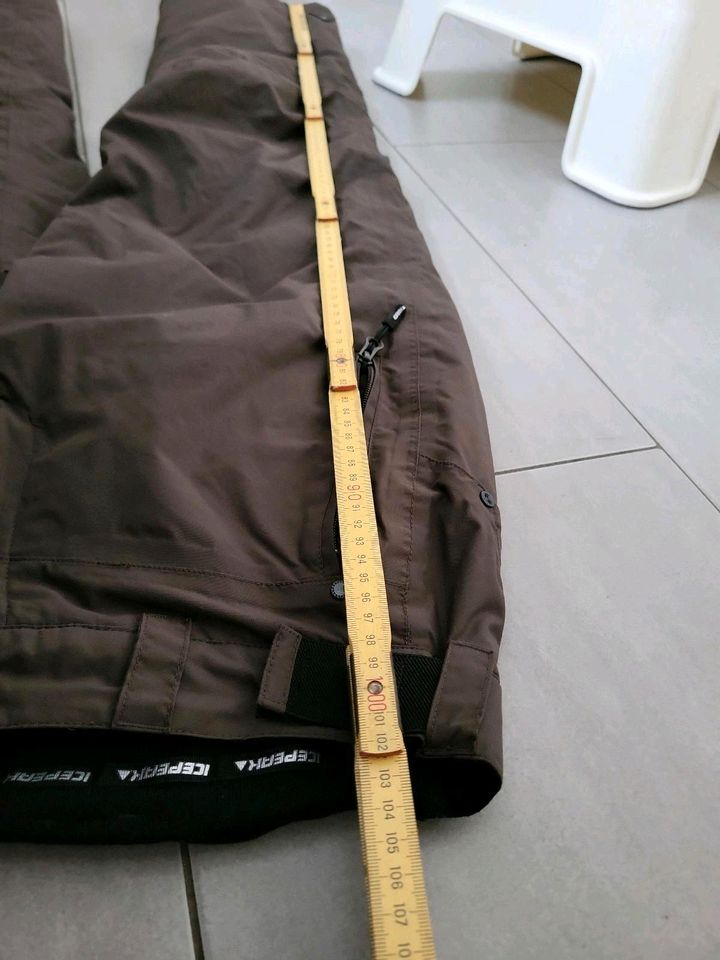 Icepeak Gr. 36 S Braun Schneehose Skihose Winterhose Neuwertig in Augsburg