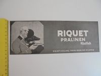 Riquet & Co. Pralinen Leipzig - Anzeige Illustrierte Zeitung 1916 Stuttgart - Stuttgart-Mitte Vorschau