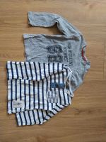 Langarmshirt grau blau gestreift Set 98/104 Baden-Württemberg - Gottenheim Vorschau