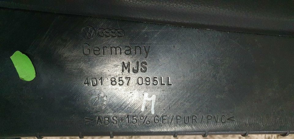 Audi A8 S8 D2 Handschuhfach soul 4D1857095LL in Nordstemmen