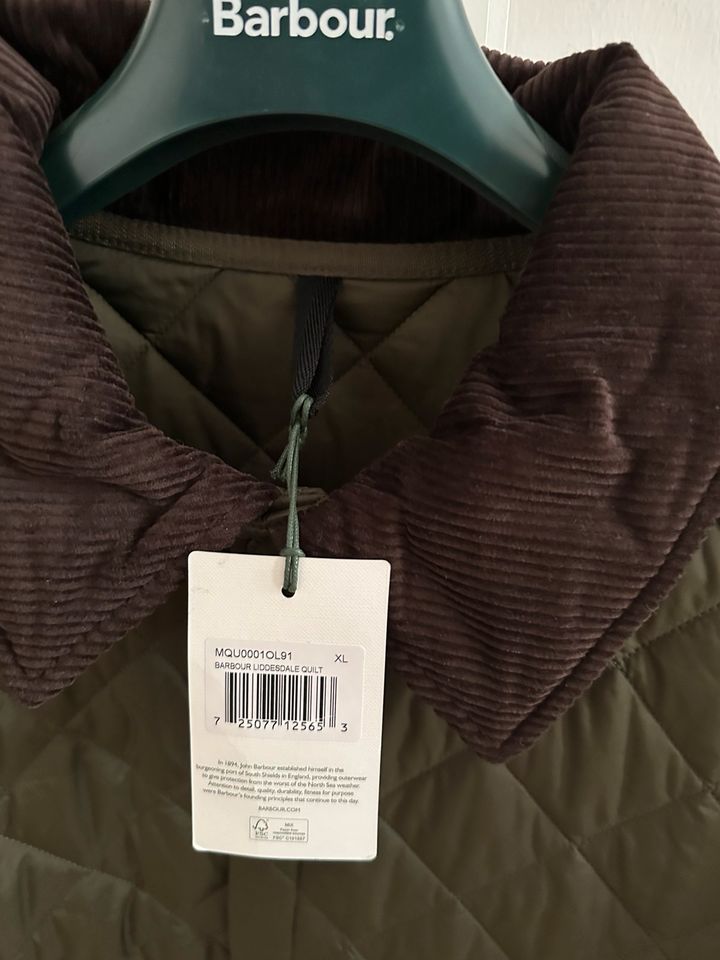 Steppjacke Barbour Liddesdale Olive XL UNGETRAGEN Herren in München