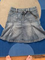 Vintage Jeans Rock Gr.44 Esprit Westernstyle Nordrhein-Westfalen - Bedburg Vorschau