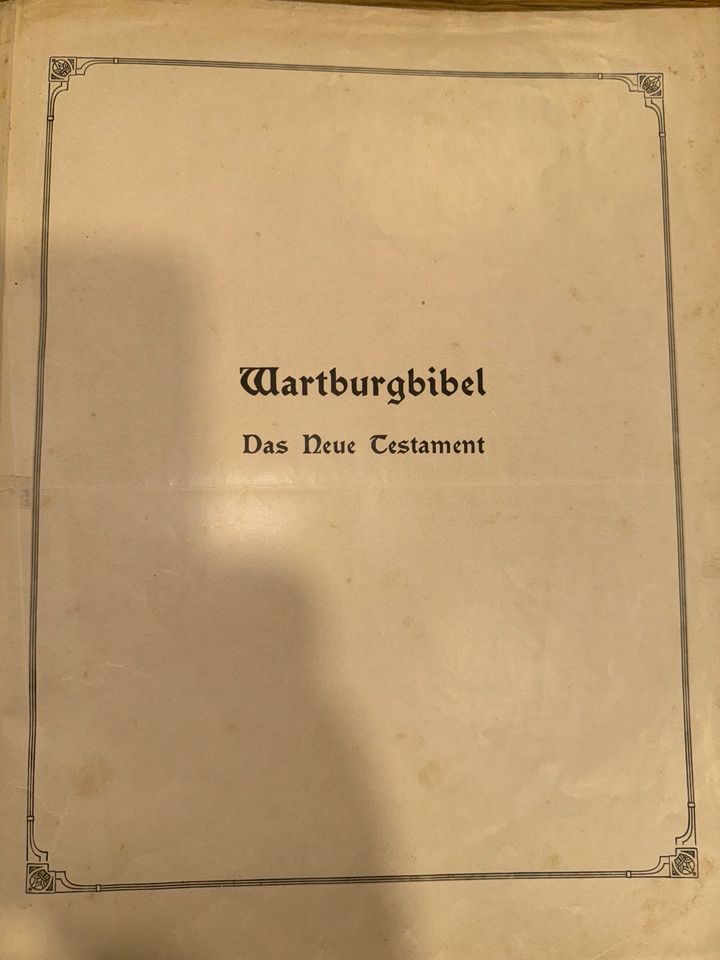 Wartburgbibel Das neue Testament in Eisenach