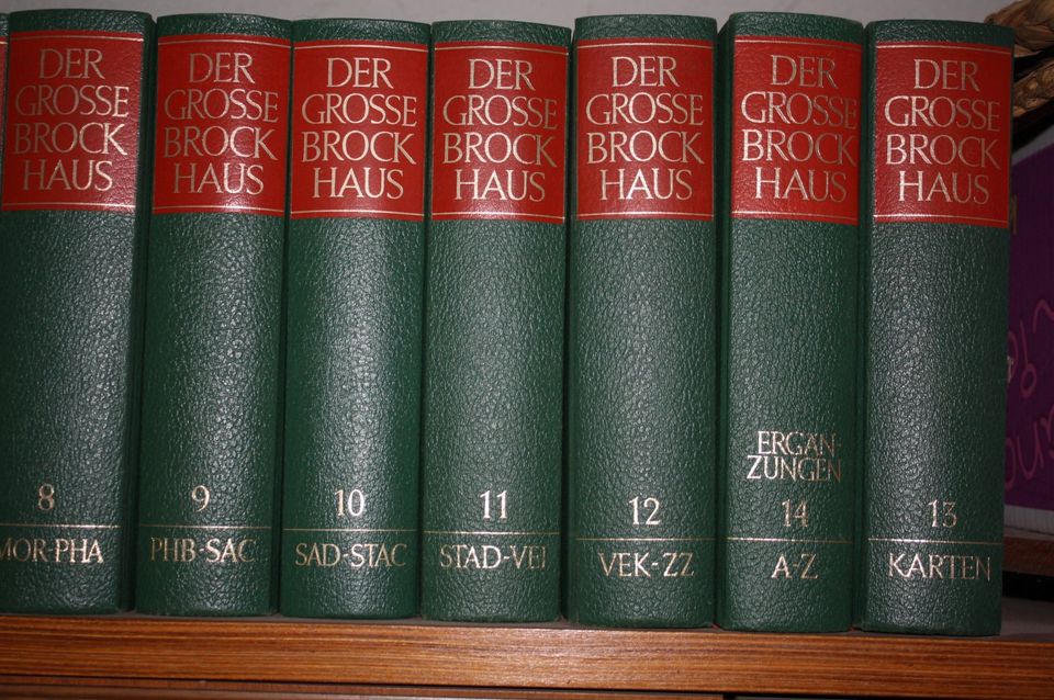 Der große Brockhaus in 13 Bänden, 18. Aufl. (1981) in Westerstede