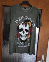 Herren T Shirt grau Clockhouse C & A Totenkopf Motiv L Niedersachsen - Alfeld (Leine) Vorschau