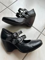 Clarks Pumps Leder schwarz Keilabsatz Riemchen Mary Jane Bayern - Germering Vorschau