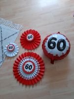 Deko 60. Geburtstag Girlande und Luftballon Nordrhein-Westfalen - Enger Vorschau