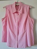 Bluse kariert rosa More&More Gr. 42 Baumwolle Bayern - Moosburg a.d. Isar Vorschau