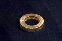 1 Stück Zwischenteil Ring Silber vergoldet, gebürstet, 14 mm Nordrhein-Westfalen - Niederzier Vorschau