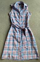 Kleid Sommerkleid H&M ärmellos blau/rot kartiert Gr.34 Hessen - Langgöns Vorschau