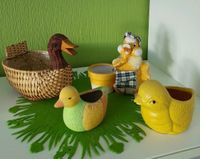 Ostern Dekoration Enten 4 Pflanzgefäße Übertopf Sachsen - Klingenthal Vorschau