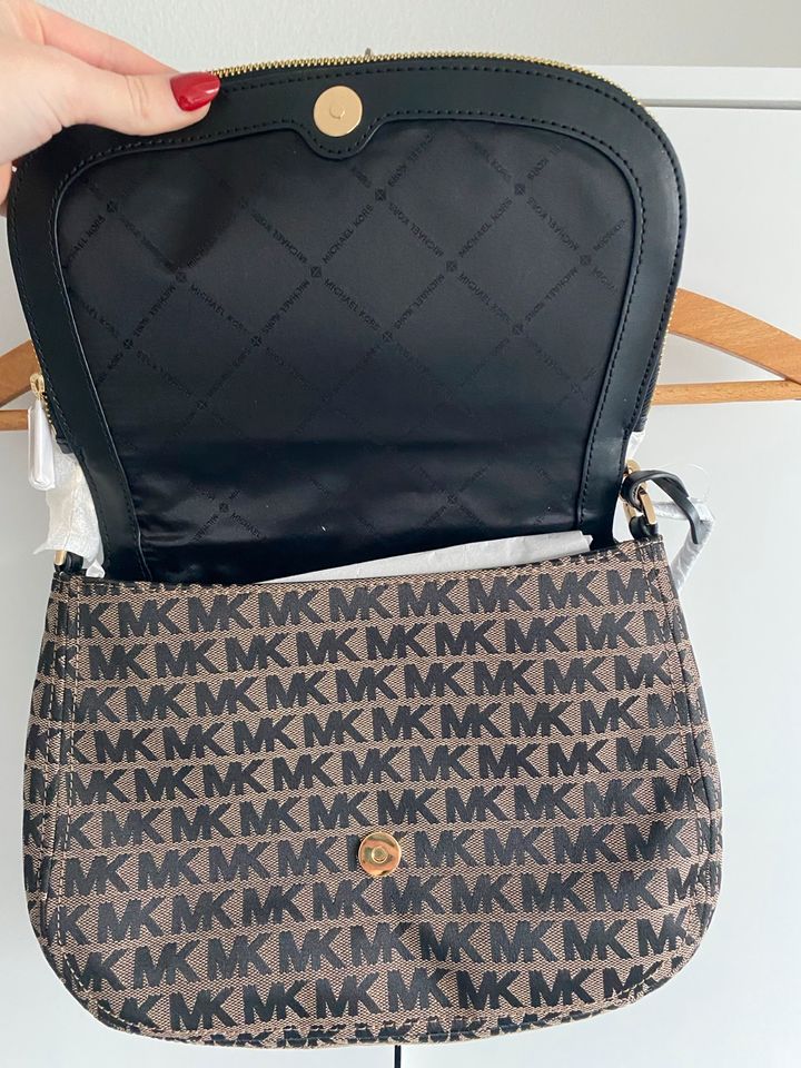 NEU Michael Kors Tasche Handtasche braun Muster Umhängetasche in Krefeld