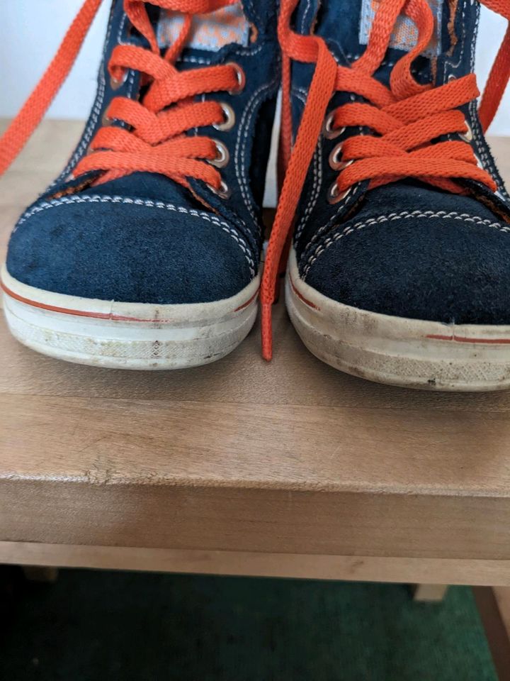 Elefanten Schuhe 24 M IV Reißverschluss blau orange in Witten