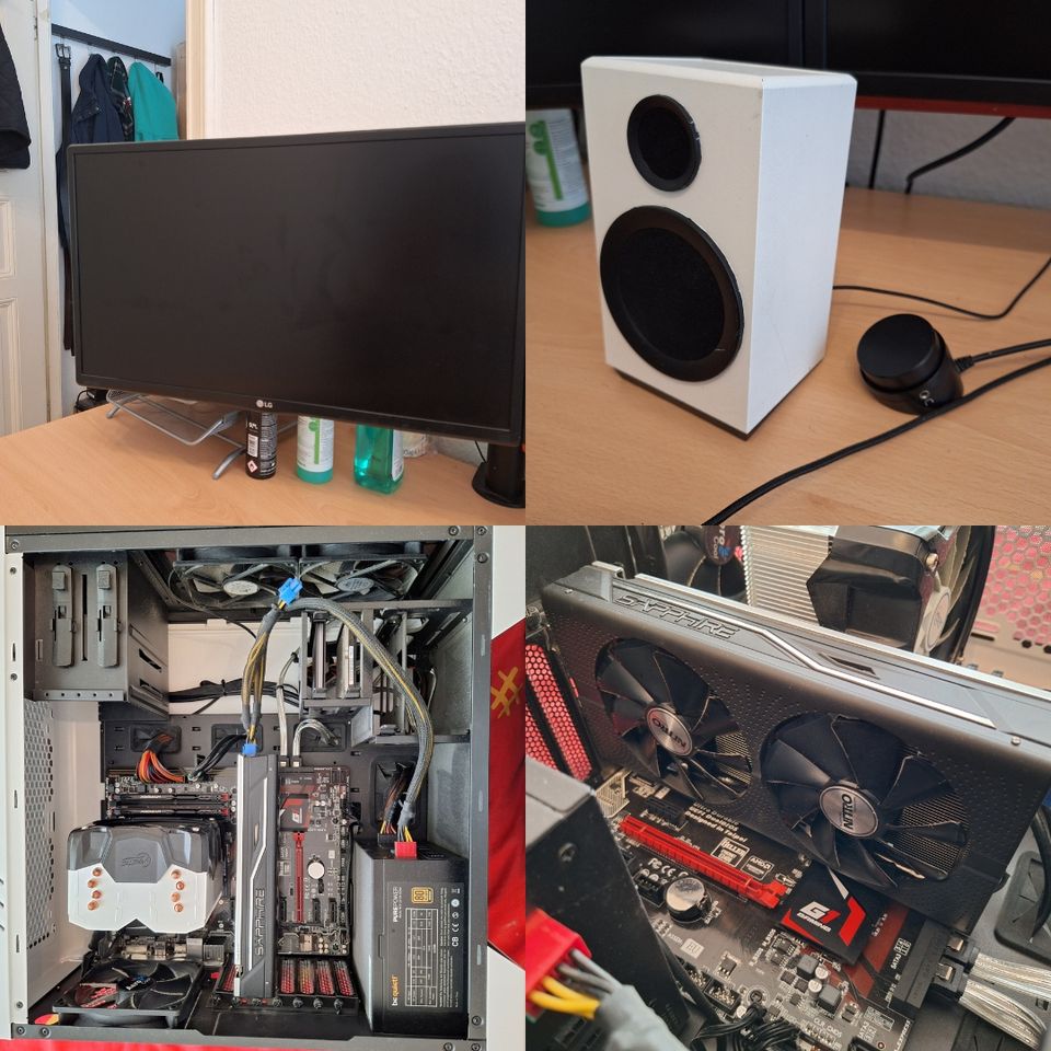 Gaming PC *AMD RX480*Intel i5 6600k*2 Monitore*Lautsprecher 2.1* in Berlin